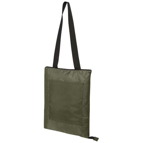Nappe recyclée promotionnelle pour pique-nique Clary Vert forêt